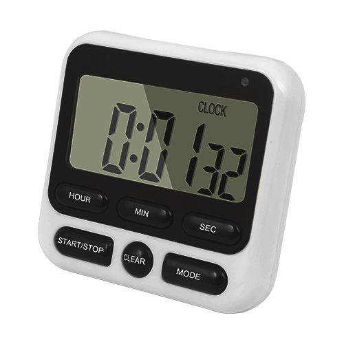 Loskii KC-05 Upgraded 24-Hours Digital Kitchen Clock Cooking Timer Countdown Multifunction with Big Di