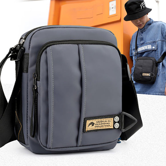 Men Nylon Casual Crossbody Bag Multi-pocket Shoulder Bag