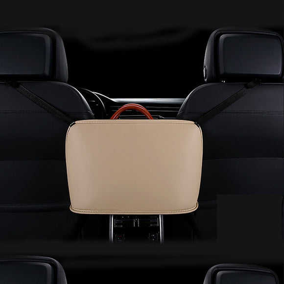 41*27cm Leather Car Seat Storage Receive Bag