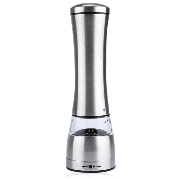 KCASA KC-AB11 Stainless Steel Manual Salt Pepper Mill Multifunction Kitchen Grinding Tool SILVER