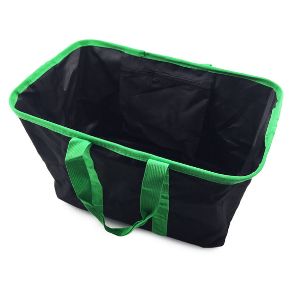 Large Capacity Folding Shopping Basket Waterproof Eco-friendly Reusable Shopping Bag Storage Basket