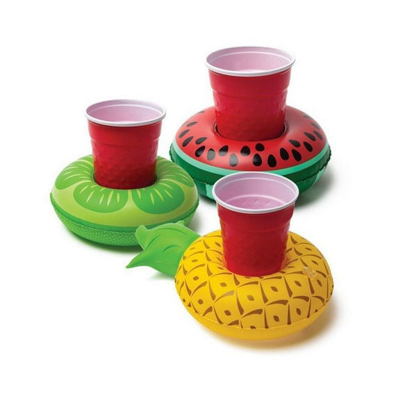 Fruit Floating Inflatable Drink Can Holder Swimming Pot Party Funny Toy