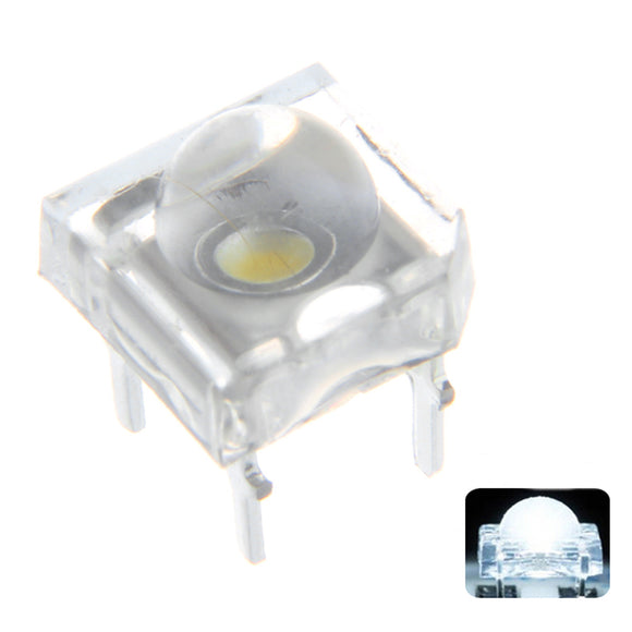 100PCS 5MM 4Pin Bright White Transparent Round Top Lens Water Clear Bulb Emitting LED Diode DIY Lamp DC3V