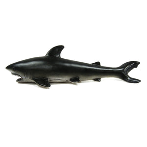 30cm Great White Shark Realistic Rubber Sea Animal Figure Toy Diecast Model