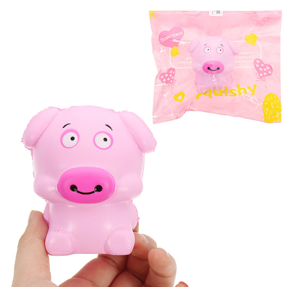 Cartoon Pig Squishy 8cm Slow Rising Soft Collection Gift Decor Toy Pendant