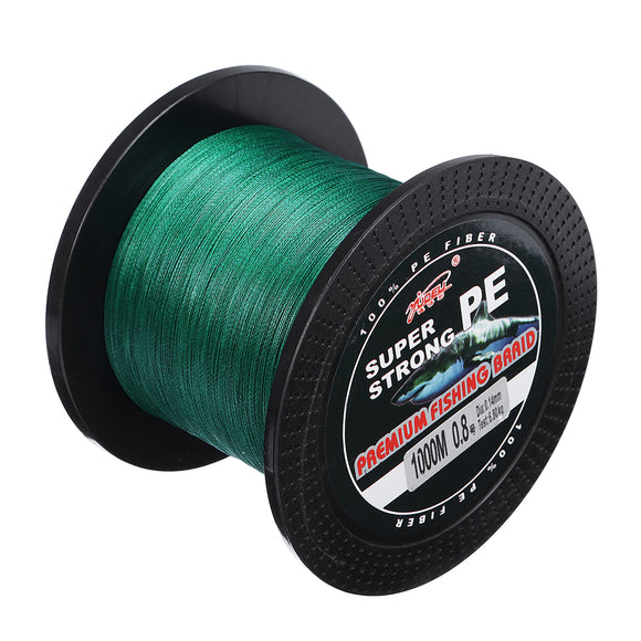 1000M 4 Strands Super Strong Green Braided Spectra Sea Fishing Line Saltwater PE Line
