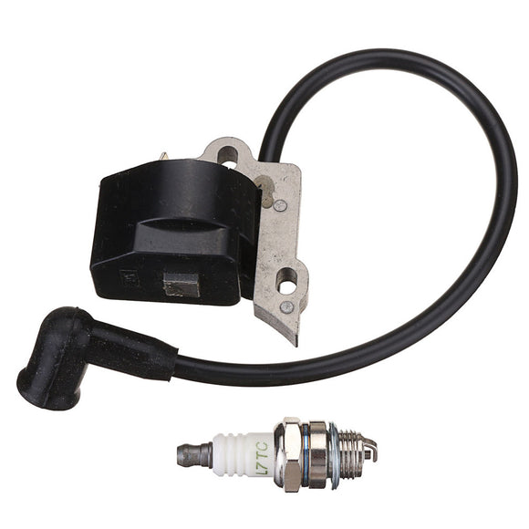 Poulan Craftsman Chainsaw Ignition Coil Module Spark plug 530 039 198