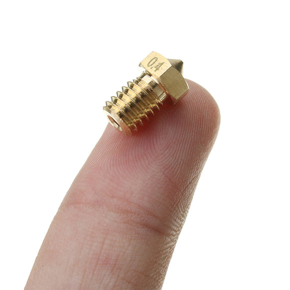 JGAURORA 1.75mm Filament 0.4mm Copper Nozzle for 3D Printer