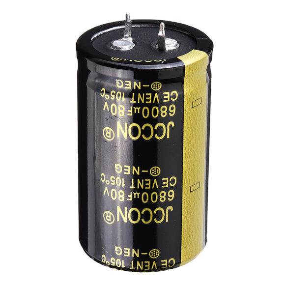 3Pcs 6800UF 80V 30x50mm Radial Aluminium Electrolytic Capacitor High Frequency 105C