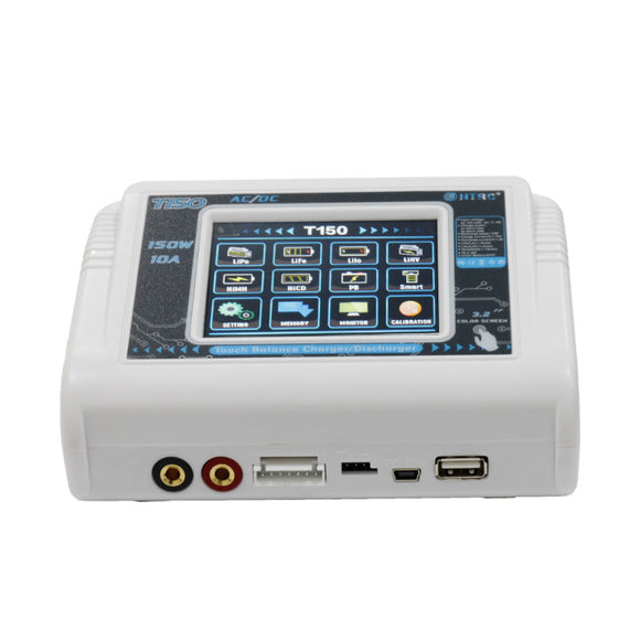 HTRC T150 150W 10A AC/DC 1-6S Touch Screen Battery Balance Charger
