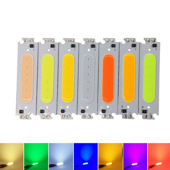 10pcs DC12V 2W COB LED Chip Light White Yellow Orange Green Blue Red Purple Lamp for DIY