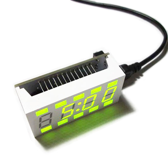 Geekcreit DIY C51 Mini Creative Simple White Desktop Electronic Clock Kit