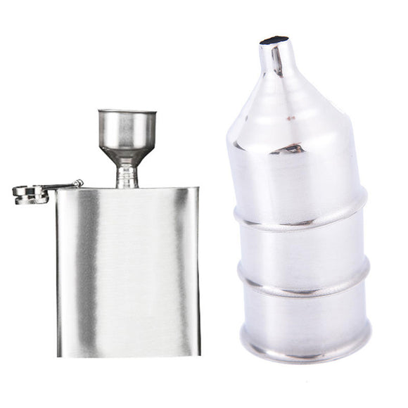 304 Stainless Steel Funnel Hip Flask Thicker Funnel Hip Flask Accessories Anti-drip Bar Tool