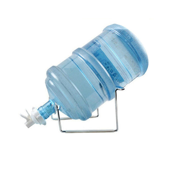 Chrome 3- 5 Gallon Water Jug Stand And Water Dispenser Valve Controller For 55mm