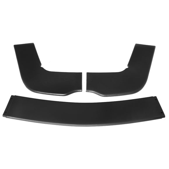 Front Bumper Lip Splitter Spoiler Matte Black For Dodge Challenger SRT 2012-2019