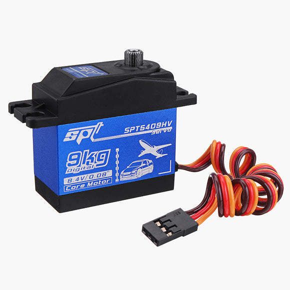 SPT Servo SPT5409HV 9KG 180 Metal Gear Digital Servo For 1:10 RC Car RC Models