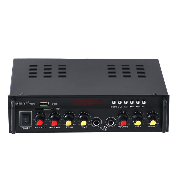 Kinter 007 2 Channel 60W bluetooth Power Amplifier AMP Stereo with Remote Control Digital Amp