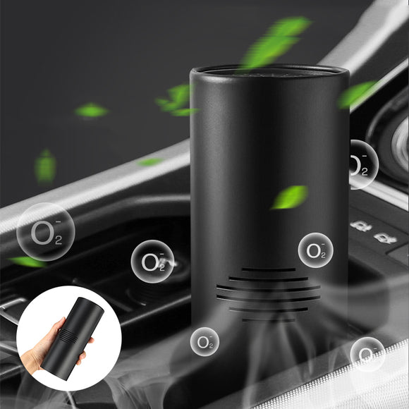 Portable Air Purifier Car Mini Air Cleaner UV Sterilization Negative Lons Filter