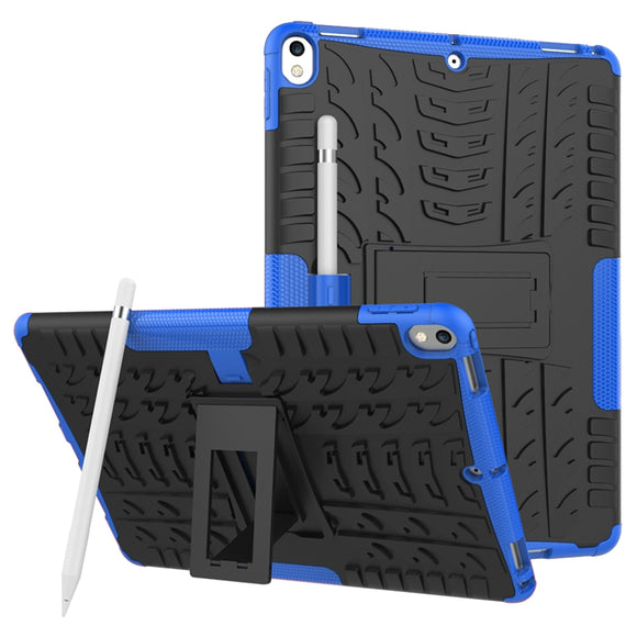 Heavy Duty Heat Dissipation Kickstand Textured Case For iPad Pro 10.5