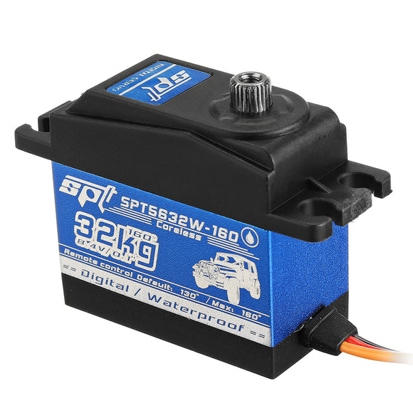 SPT Servo SPT5632W-160 32KG Coreless Digital Servo Waterproof Large Torque For 1/8 1/10 RC Car