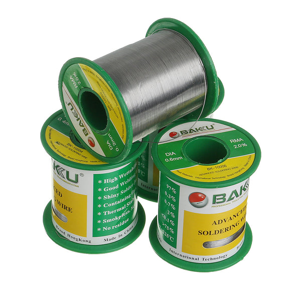 BAKU Solder Wire Lead Free Rosin Core Tin Silver Copper Solder Welding Wire Flux Roll 0.2mm/0.3mm/0.4mm/0.5mm/0.6mm