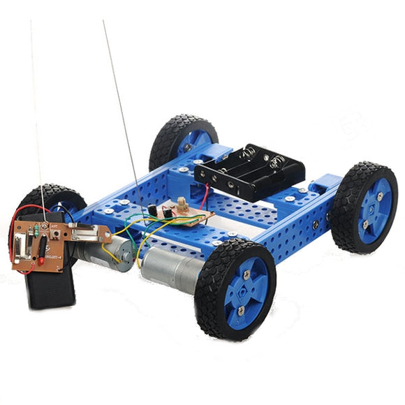DIY Assembling Tracked Tank Car Robot Kit With Remote Control For Arduino
