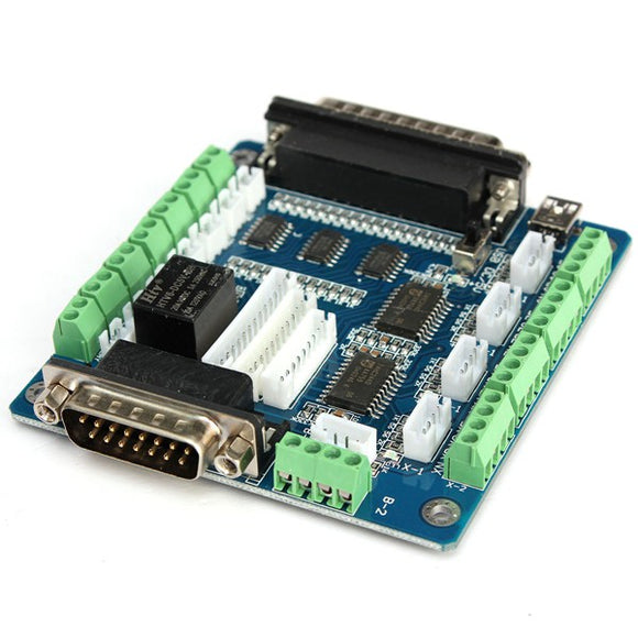 MACH3 5-Axis Stepper Motor Control Board CNC Interface Board