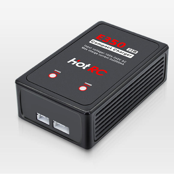 HOTRC E350 25W 3X2A AC 2S 3S Lipo Battery Balance Charger