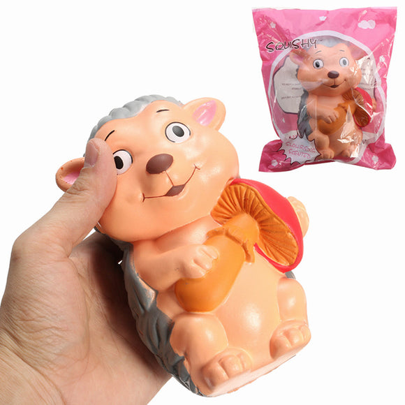 YunXin Squishy Hedgehog Jumbo 15cm Slow Rising With Packaging Collection Gift Decor Toy