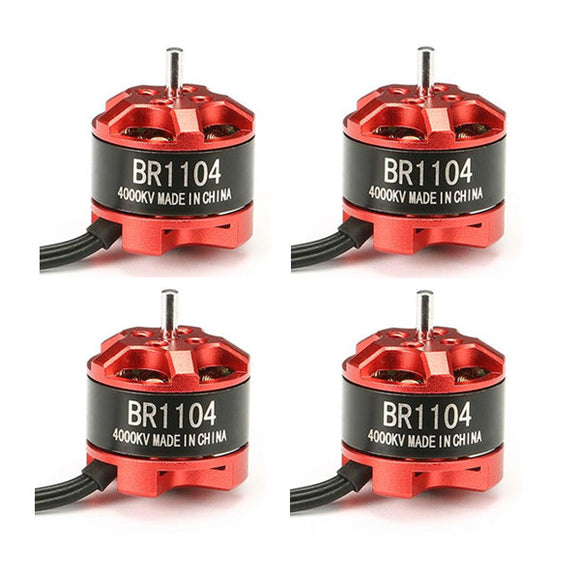 4X Racerstar Racing Edition 1104 BR1104 4000KV 1-2S Brushless Motor For 100 120 150 RC Drone FPV Racing