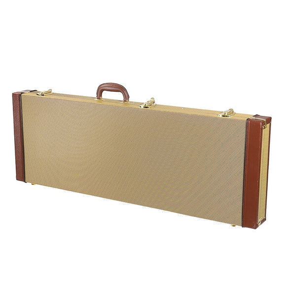 Electric Guitar Hard Case Bag Rectangular with Lock for Strat Tele Soloist Guitar