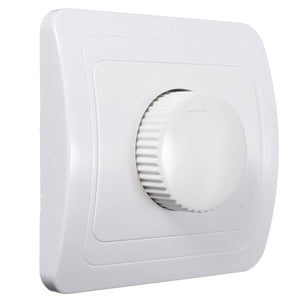 Rotary Dimmer Switch  Light Intensity Brightness Control Socket Panel Plate