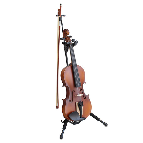 Flanger Portable Violin Stand Support Foldable Holder for Musical Instrument Bracket