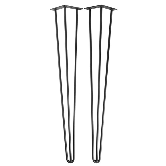 41/71cm 3 Rod Dining Table Bench Hallway Desk Steel Hairpin Legs Furniture Leg Support