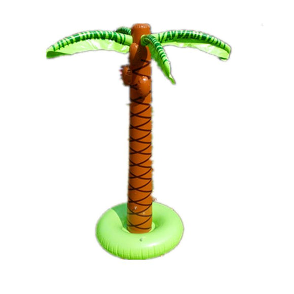 Summer Inflatable Toys Water Spray Coconut Tree 160cm Outdoor Sport Swimming Party Decoration Toy