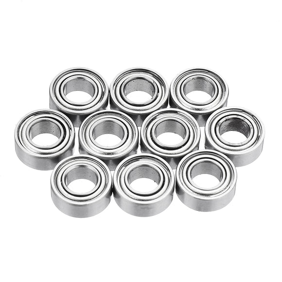 10Pcs 5x10x4mm Metal Sealed Shielded Deep Ball Bearing MR105ZZ