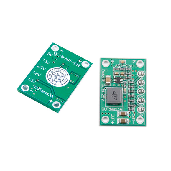 Lantian DC-DC 5-15V to 1.25/1.5/1.8/2.5/3.3/5V Converter Step Down Module BEC for FPV RC Drone