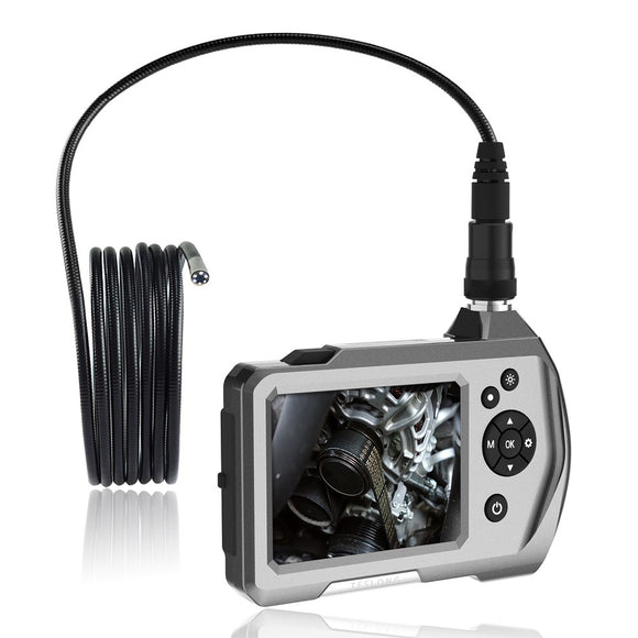 NTS150 5.5mm 3m Borescope Camera 3.5 Color LCD Display Monitor Inspection Borescope with 6 LEDs Snake Tube Camera