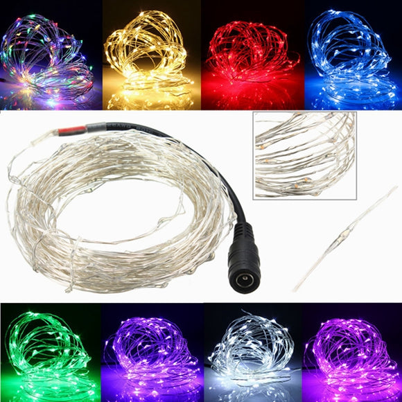 5M 50 LED Copper Wire Christmas Outdoor String Fairy Light Waterproof DC12V