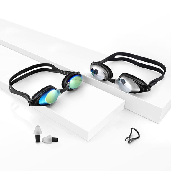 Xiaomi Yunmai Swimming Goggles Set HD Anti-fog Nose Stump Earplugs Silicone Swimming Glasses