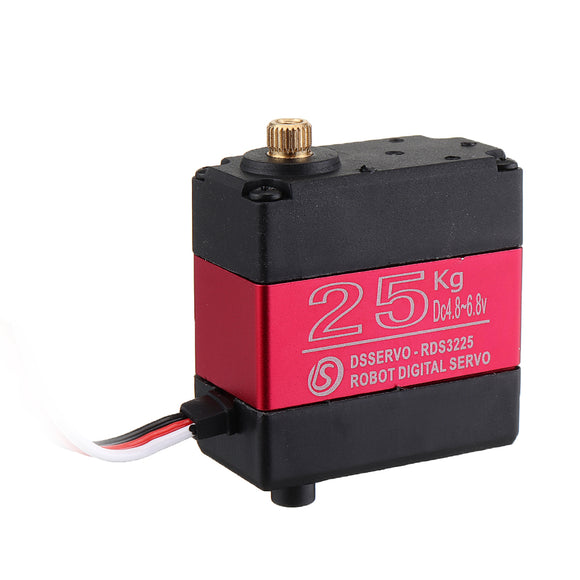 DSSERVO RDS3225 27kg 270 Dual Ball Bearing Metal Gear Digital Servo For DIY RC Robot