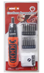 X-POWER KCS12B-S14B Probale Dry Battery Electric Screwdriver Cordless Mini Drill Repair Tool