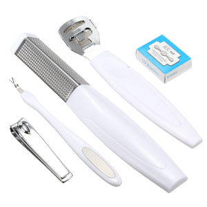 5Pcs Pedicure Tools Foot Finger Care Pedicure Cuticle Set Dead Skin Removers Nail Clipper Tool Kit