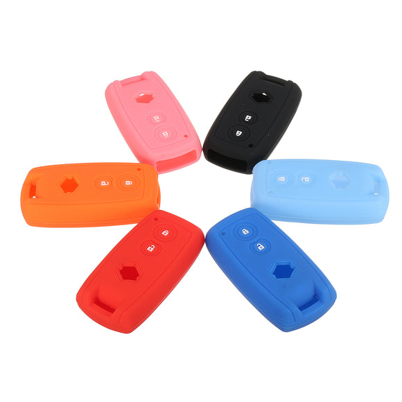 Car Key Case Cover Silicone Key Cover Fob Remote Case For Suzuki Grand Vitara SX4 Swift XL-7