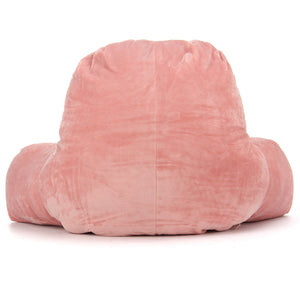 50x35x20cm Breathable Pink Plush Car Back Pillow Interior Accessories for Car Seat Office Chair