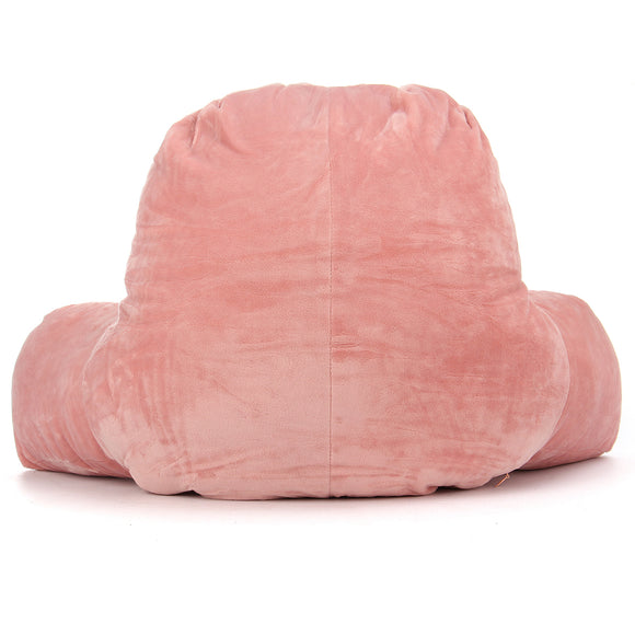 50x35x20cm Breathable Pink Plush Car Back Pillow Interior Accessories for Car Seat Office Chair