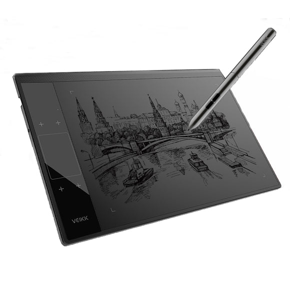 VEIKK A30 Graphics Drawing Tablet for Illustrator 10x6 inches Large Active Area Digital Pen Drawing Pad For Artists