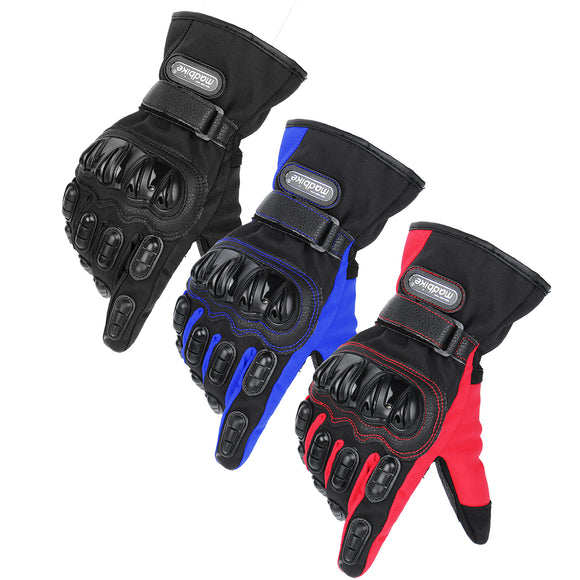 Motorcycle Gloves Winter Warm Waterproof Windproof Protective Glove