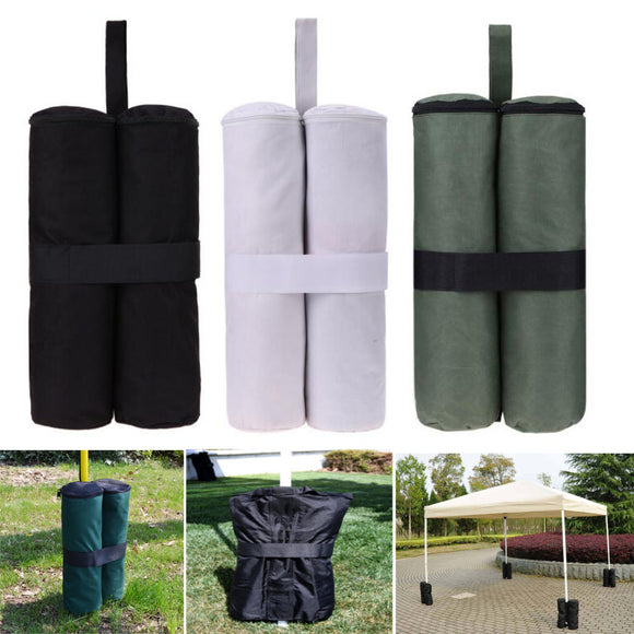 Outdoor Camping Tent Sunshade Canopy 4 Leg Weight Sand Bag Gazebo 600D Oxford Windproof Fixing Sandbag