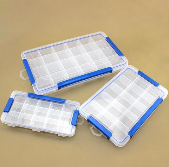 Three-sided Buckle Can Be Disassembled Transparent Plastic Parts Storage Box Hardware Gadget